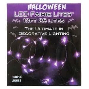 25-Light Purple Fairy LED Light Set - Picture 1 of 4