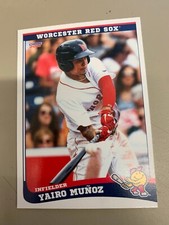 Yairo Munoz 2021 Worcester  Red Sox Team Card