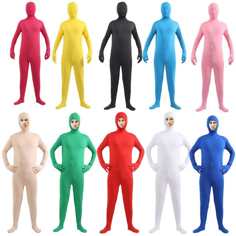 MARKENLOS 2025 Unsichtbarer Unisex-Morph-Anzug aus Spandex Ganzkörper-Party-Cosplay-Kostüm