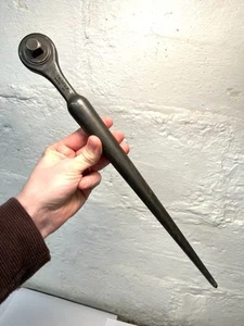 ✨Wright Tool 4428 - 1/2 Inch Drive Construction Ratchet Spud Handle Black - 15”✨ - Picture 1 of 6