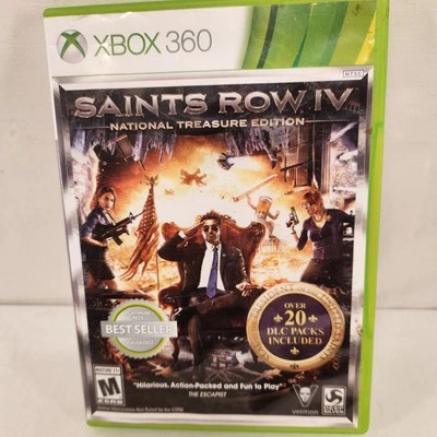 Saints Row 4 IV: National Treasure Edition(微软 Xbox 360,2014)完整  — 第 1/4 张图片