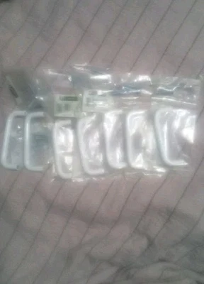 Lote de 7 tiradores de cajón Liberty centrales de 3" con acabado mate blanco de acero nuevos Foto 1 de 4