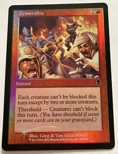 Demoralize Foil | MtG Magic Odyssey | English | LP - Picture 1 of 3