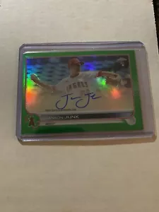 2022 TOPPS CROMADO AUTÓGRAFO JANSON CHATARRA VERDE AUTOMÁTICO 53/99 - Imagen 1 de 2
