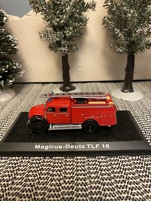Atlas Diecast Camión de Bomberos Colección Magirus Deutz Mercur TLF 16 Escala 1:72 7144 Foto 1 de 4
