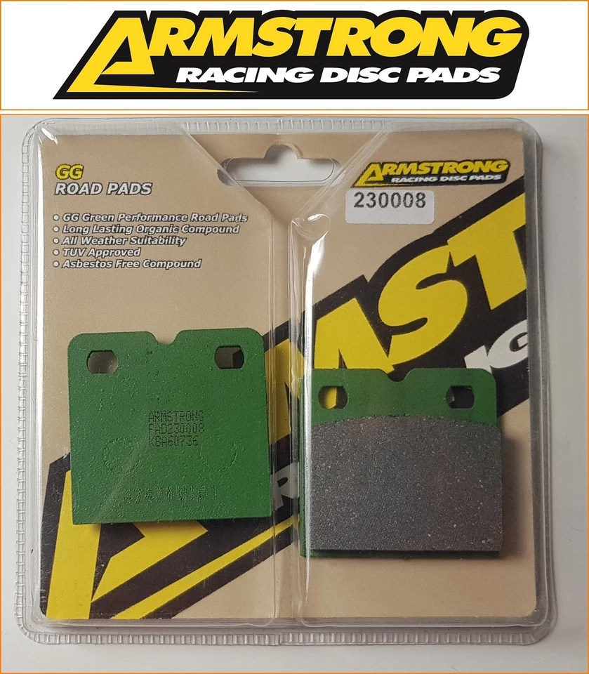 Laverda RGA 1000 1983-1986 [Front Organic Brake Pads] [Armstrong GG Series] - Image 1 of 1
