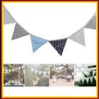 12 Flags Pennant Flags Bunting Wedding Home Festival Party Decoration Banner