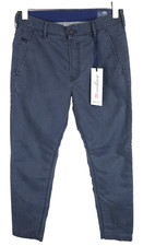 DIESEL Chino-M-NE 0685E Men Sweat Jogg Jeans W28 Slim Fit Stretch Blue Pleated
