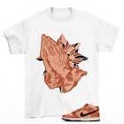 Blessed Shirt White to Match Dunk Mid Amber Brown DZ2533-200
