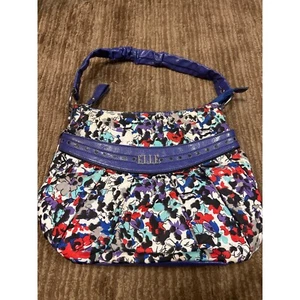 Elle Floral Hobo Bag Purse Shoulder Bag Designer Print Colorful NWOT - Picture 1 of 3