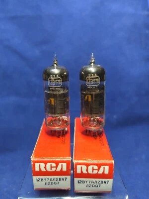 12BY7A RCA PAR EMPAREJADO (2) MISMO CÓDIGO DE FECHA Foto 1 de 3