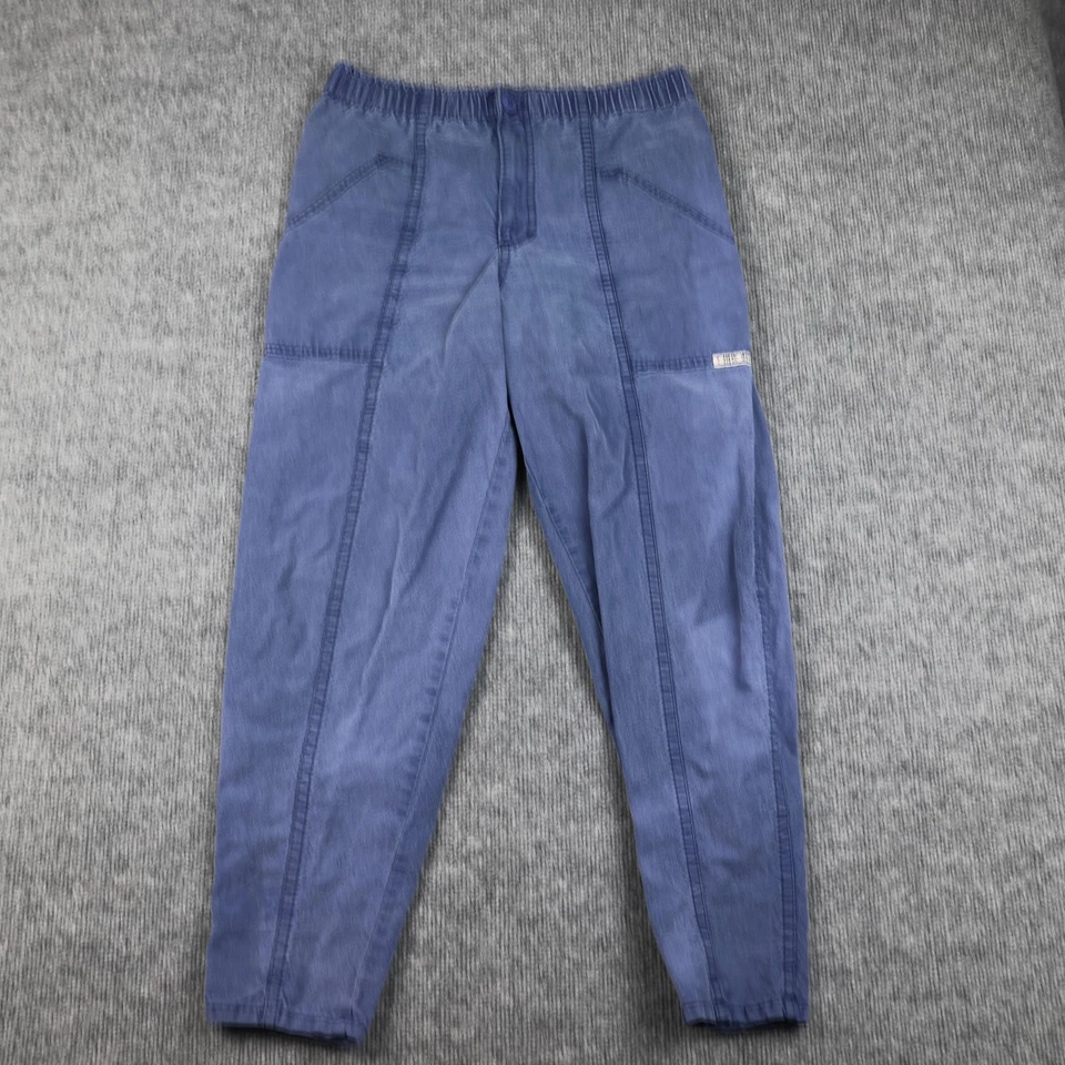 Pantalones Cherokee DE COLECCIÓN Para Mujer 6 Pequeños Azul Cintura Elástica Algodón Hecho en EE. UU. 90s Foto 1 de 4