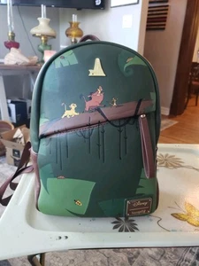 Loungefly Disney Lion King Jungle Mini Backpack in Excellent Condition - Picture 1 of 10