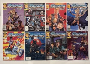 Revista Savage Tales 1-8 Serie Completa Ejecución Marvel Comics 1985 Jusko Suydam - Imagen 1 de 9