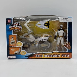 Power Rangers Dino Thunder White Hovercraft Cycle w White Ranger New 2004 - Picture 1 of 10