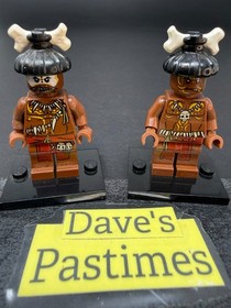 LEGO Pirates of the Caribbean Cannibal 2x Minifigure poc008 poc009