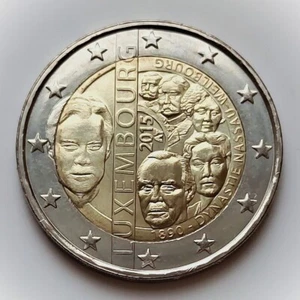 Luxemburgo 2 euros 2015 Dinastía Nassau-Weilburg UNC (#1937) - Imagen 1 de 2