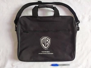 Warner Bros WB International Television Shoulder Messenger Laptop Book Bag - Photo 1/7
