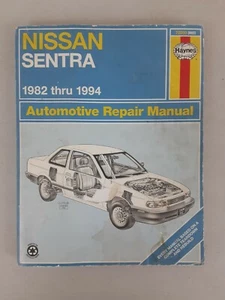 Hanes Repair Manual Nissan Sentra 1982 Thru 1994 #72050 Clean - Picture 1 of 3