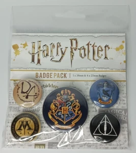 Badge 5 pack Harry Potter Wizarding world Pyramid the art group neuf - Photo 1/1
