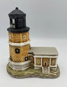 Figurina Vintage Geo Z Lefton Split Rock Faro 01409, 1994, Adesivi r - Foto 1 di 7