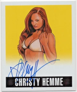 CHRISTY HEMME 2024 Leaf Originals Wrestling Hard-Signed Auto #CH1 WWE TNA /99 - Picture 1 of 4