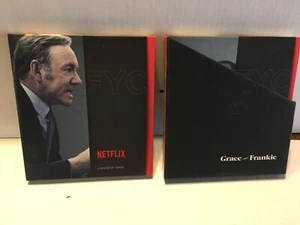 GRACE and FRANKIE & HOUSE of CARDS Series DVDs 2015 Emmy Pressbook Set - Imagen 1 de 10