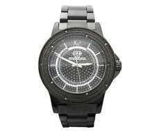 Super Techno .10ct Diamond Black Watch