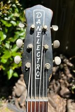 1956 Danelectro UB2 6 String Bass Vintage Baritone Single Cut Black for sale