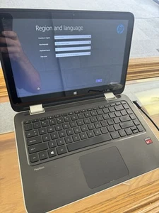 HP PAVILLION 13-A010NR X360 AMD A8-6410 - 4GB - 500 GB HD -WIN 8 Cracked Screen - Picture 1 of 4