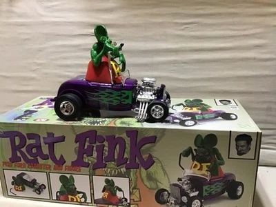 FORD 1932 RAT FINK CON FIGURA ROADSTER FLAMEADO PÚRPURA 1/18 ACME #A1805020 BONITO Foto 1 de 4