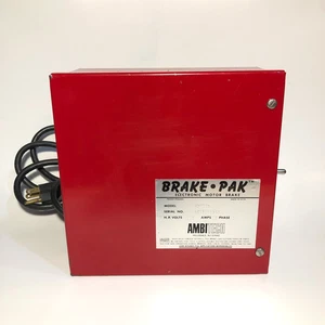 Ambitech BRAKE PAK BP-110 1 PH ELECTRONIC MOTOR BRAKE SHORT STOP 110V 15AMPS 1HP - Picture 1 of 10