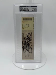 PSA /DNA Signed Autographed Manny Pacquiao vs Hatton MGM Grand Arena Ticket - Picture 1 of 2