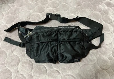 Porter Tanker Yoshida Bolso Cinturón Cintura Bolso Body Negro Bueno Japón Foto 1 de 4