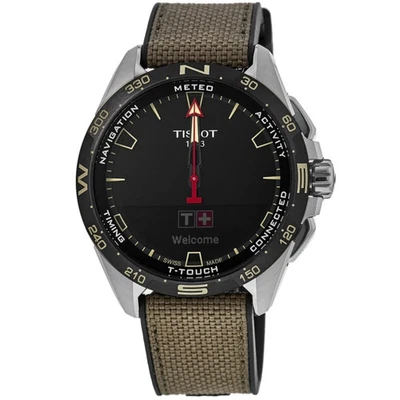 Nuevo reloj para hombre Tissot T-Touch Connect esfera negra solar T121.420.47.051.07 Foto 1 de 3