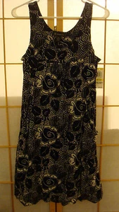 NEW International Concepts INC Swirl Leaf Bali Batik Ladies Womens Size M Dress - Picture 1 of 6
