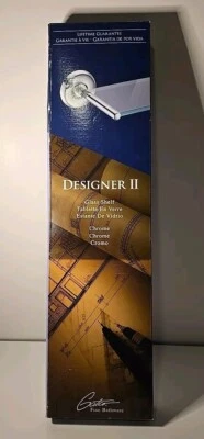 Estante de vidrio Gatco Fine Bathware Designer II 22,5" cromado Foto 1 de 4