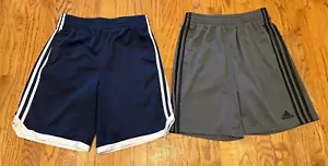 A Lot Of 2 Boy's Adidas Shorts, Size L, 14/16 - Picture 1 of 5