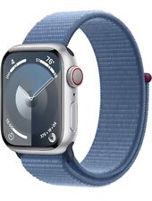 Apple Watch Series 9 41mm Aluminum Case with Winter Blue Sport Loop - One...