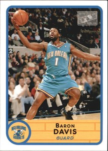 2003-04 Bazooka New Orleans Hornets Basketball Card #130 Baron Davis