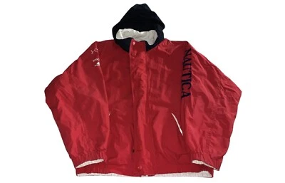 Винтажная винтажная ветровка 90-х Nautica класса J куртка для парусной лодки размер L 16-18 - Изображение 1 из 4