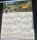 Mid Size 1966 Northern Pacific Railroad Calendar Plateau Tunnel Missoula Montana