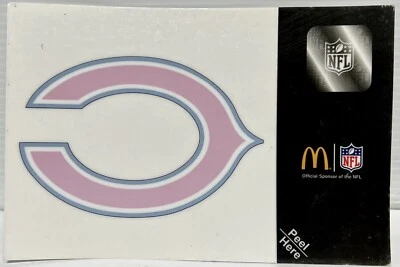 Pegatina adhesiva estática con logotipo de casco de los Chicago Bears ¡NUEVA! Ventana o coche 2,5x3,75 pulgadas Foto 1 de 2