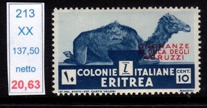 Eritrea onoranze Duca degli Abruzzi c 10 gomma integra mnh - Imagen 1 de 1
