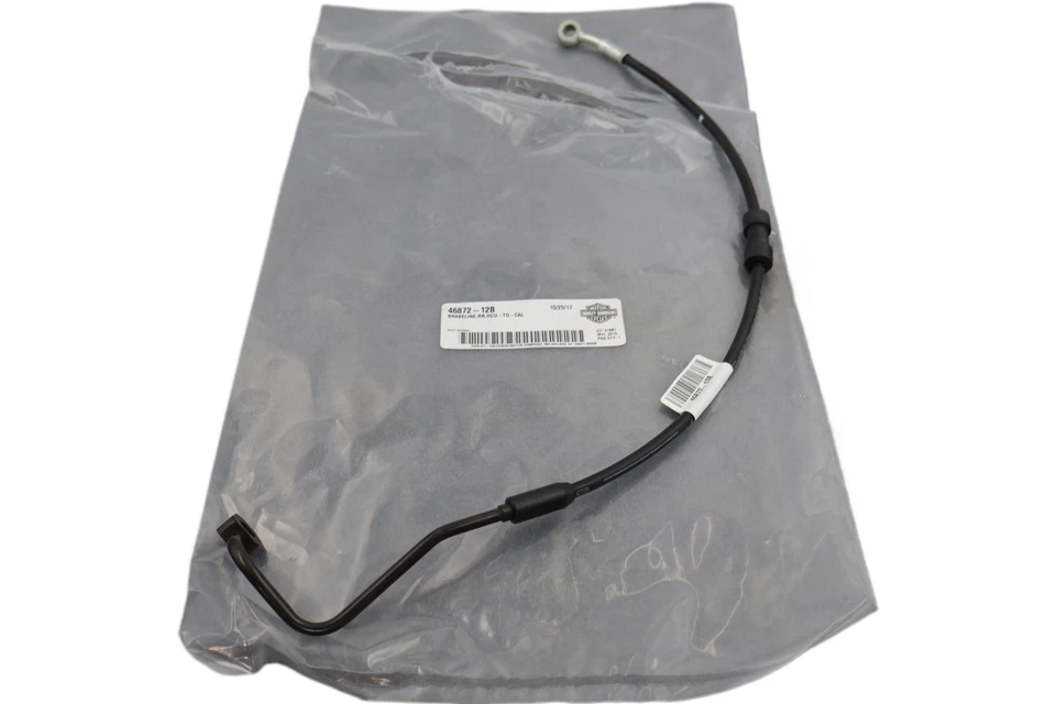 46872-12B NUEVO OEM 2012-2017 HARLEY-DAVIDSON FXD DYNA LÍNEA DE FRENO TRASERO HCU-TO-CAL Foto 1 de 4