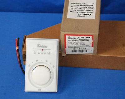 THERMOSTAT 带加热器线电压 ROBERTSHAW 801 M601-25 P/N 1TKF9 — 第 1/2 张图片