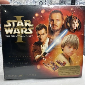 Star Wars: The Phantom Menace (VHS - Widescreen Video Collector's Edition) NEW - Foto 1 di 8