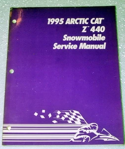 1995 Arctic Cat Z440 Snowmobile Factory Service Manual Original Shop Repair - Picture 1 of 1