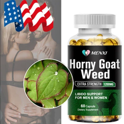Extracto de hierba de cabra cachonda MENXI 1200 mg Maca, saw palmetto ginseng, arginina Foto 1 de 4
