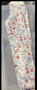 NWT Gap Girls Logo Joggers New Off White Floral Print Size XL 12 Or XXL 14-16 - Picture 1 of 4